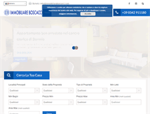 Tablet Screenshot of immobiliareboscacci.com